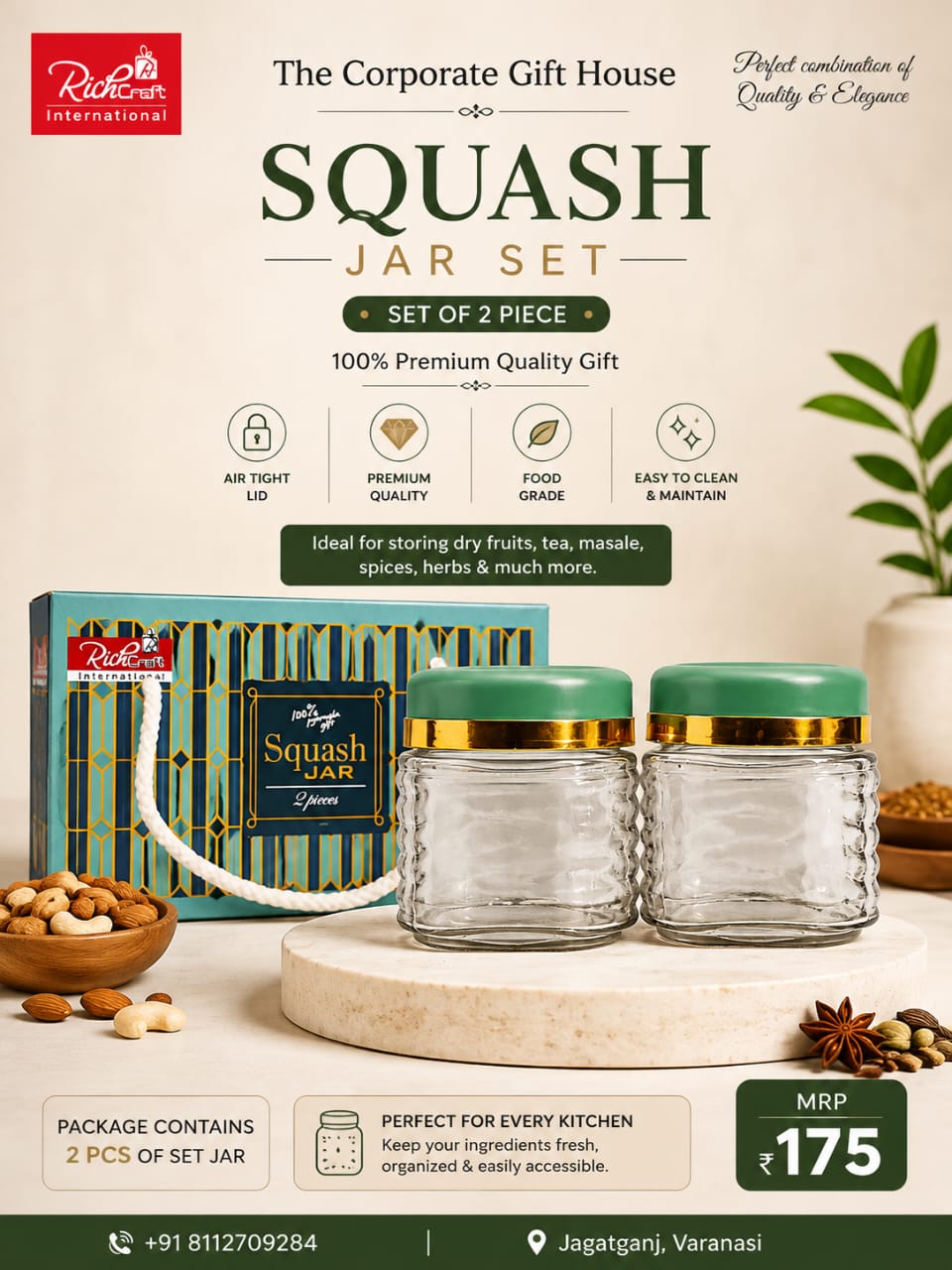 Squash Jar Set